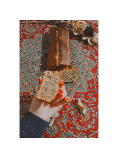 عکسی از دستور نان موز و گردو "امریکا"