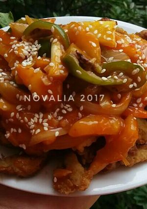 Foto resep Ayam koloke asam manis
