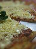 Pizzeta de coliflor a la sartén