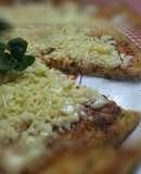 Pizzeta de coliflor a la sartén