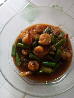 Foto resep Udang buncis saus sederhana