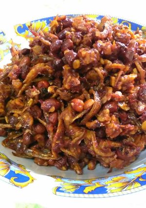 Foto resep Kering Tempe,Teri,Kacang