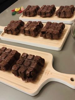 Une photo de Brownies au chocolat (recette thermomix)
