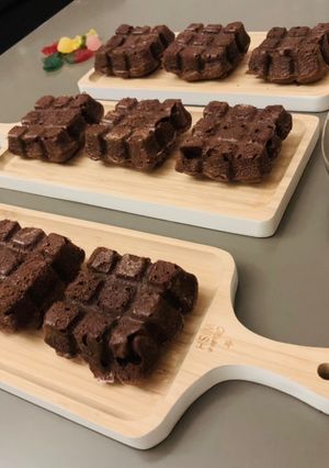 Une photo de Brownies au chocolat (recette thermomix)
