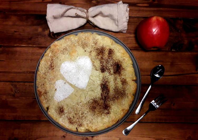 Cara Gampang Menyiapkan Toscakaka med äpple och mandel/ tosca cake with apple &amp; almond, Enak Banget