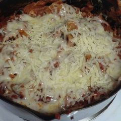A picture of Skillet Veggie Lasagna.