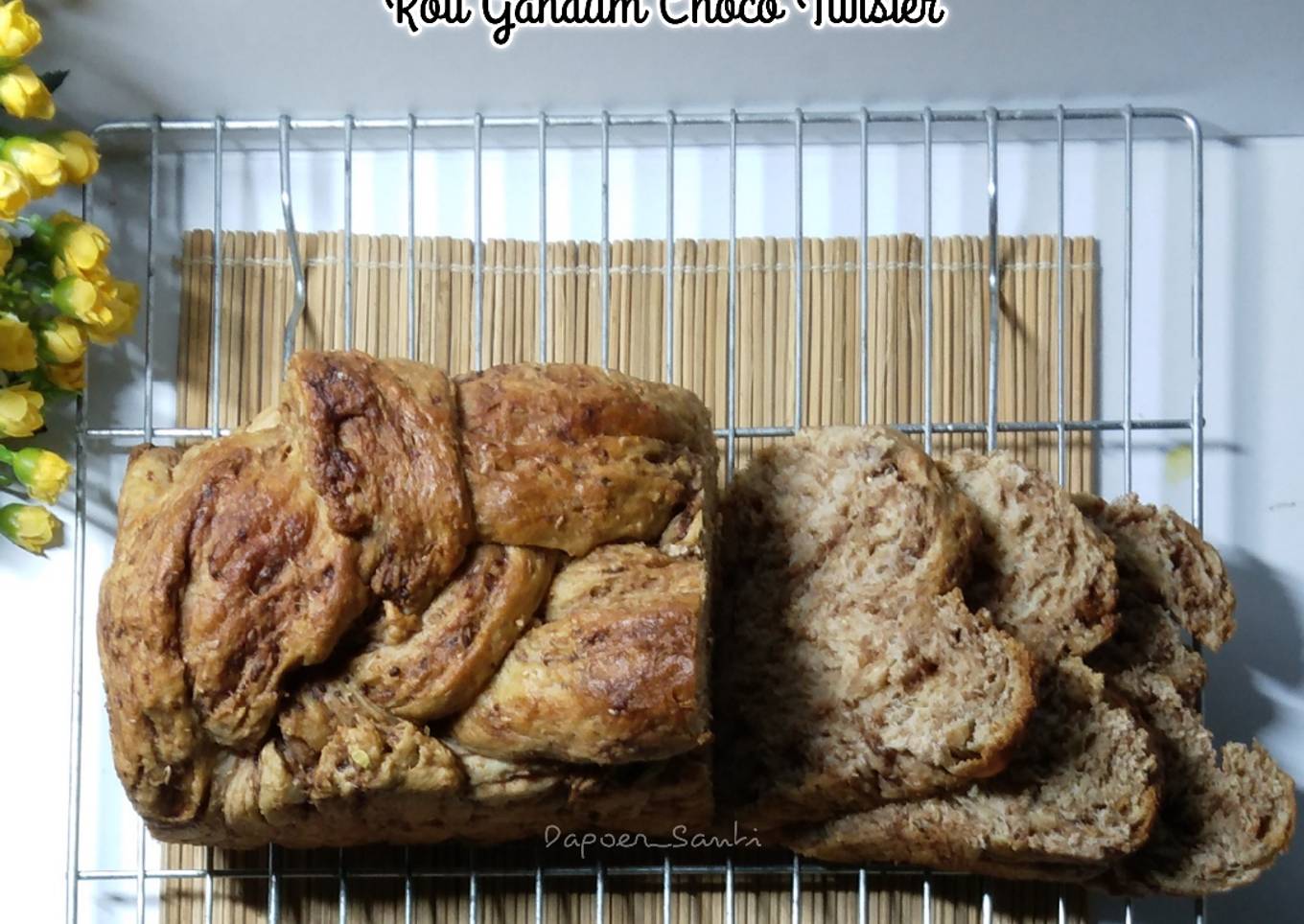 Resep Roti Gandum Choco Twister, Enak