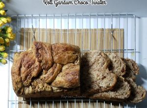 Foto resep Roti Gandum Choco Twister