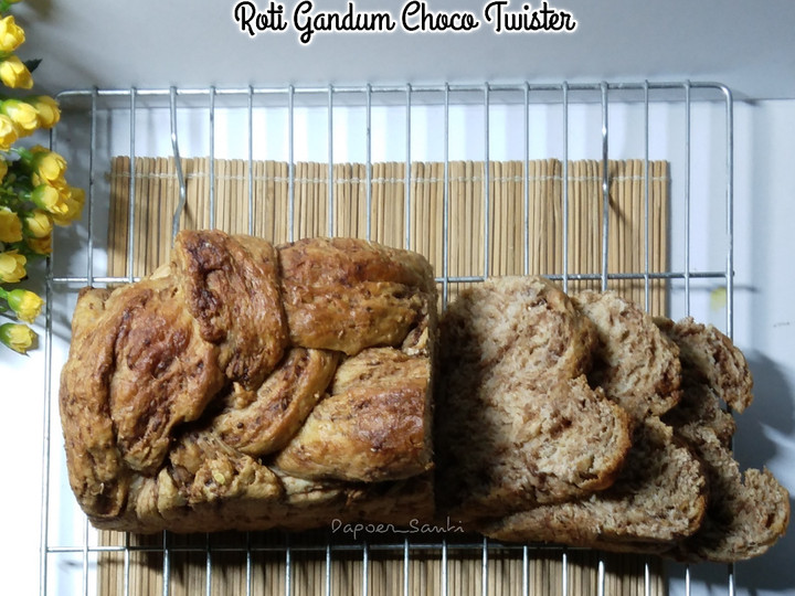 Resep: Roti Gandum Choco Twister Enak
