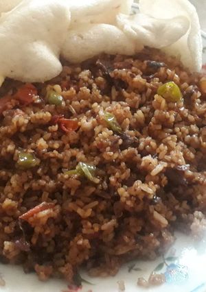 Foto resep Nasi Goreng Spesial Ikan Asin Cabe Ijo