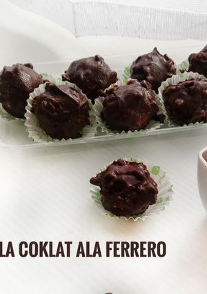 Foto resep Bola Coklat ala Ferrero