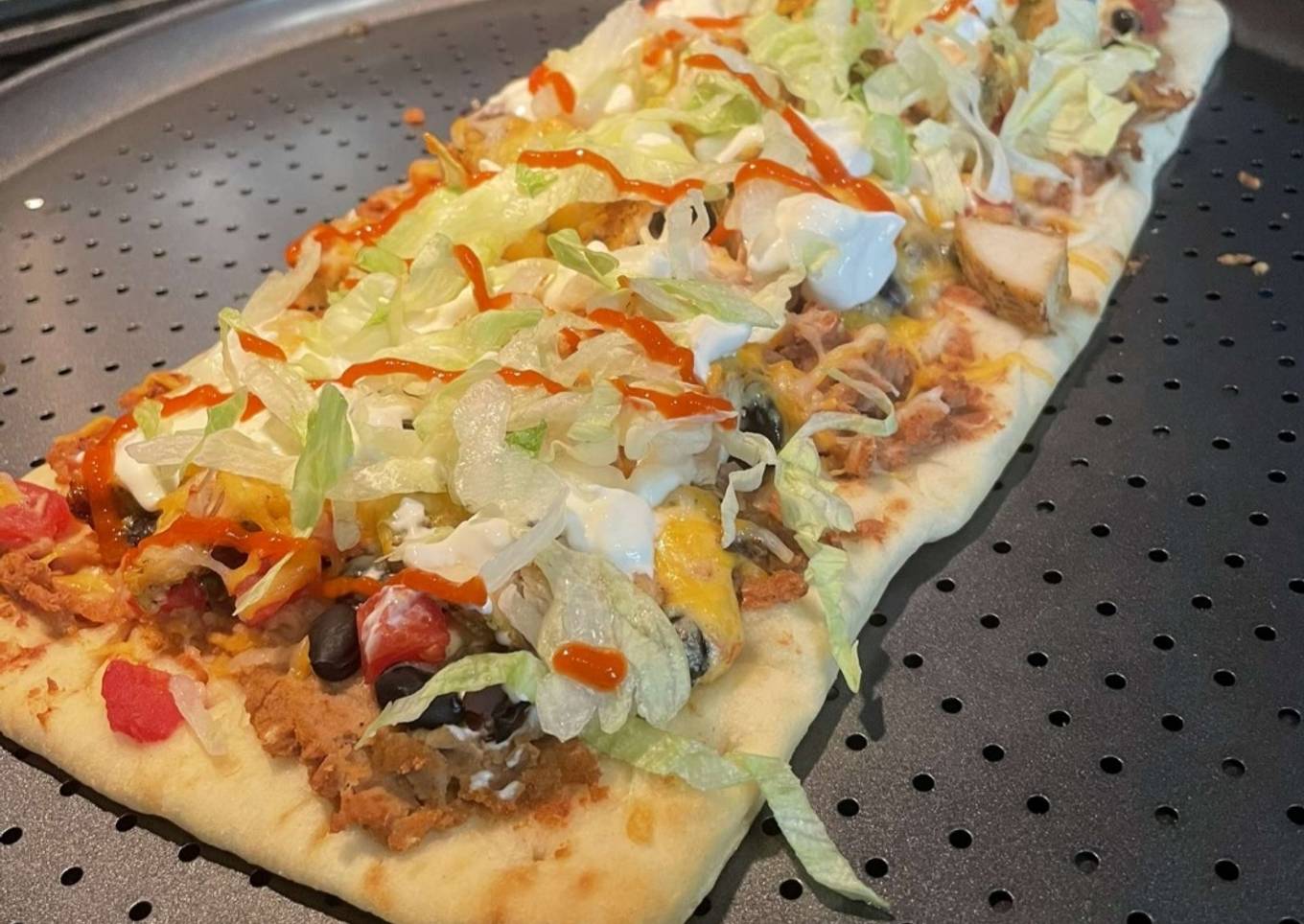 Flat bread pizza