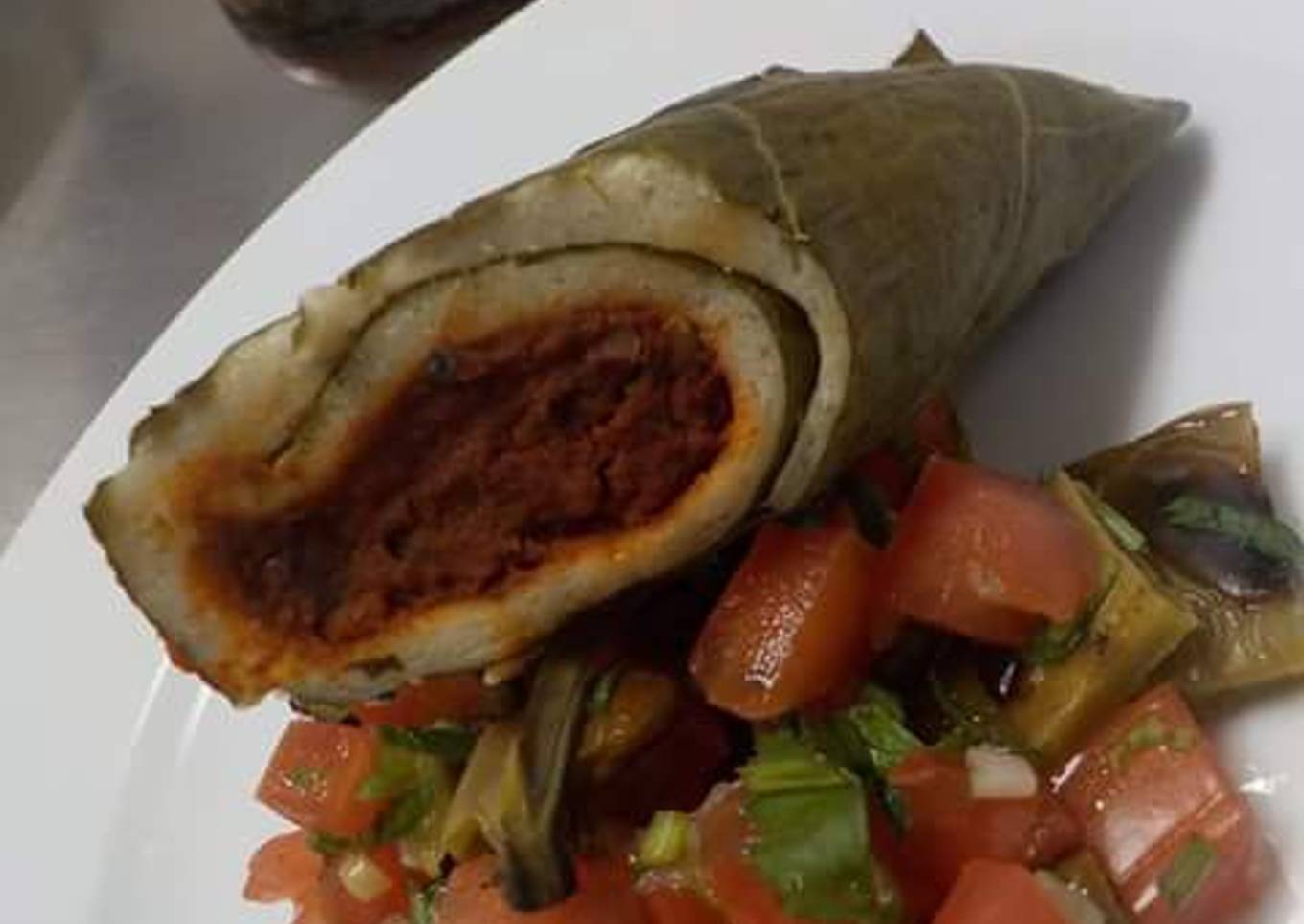 Tamales de frijol y mumu