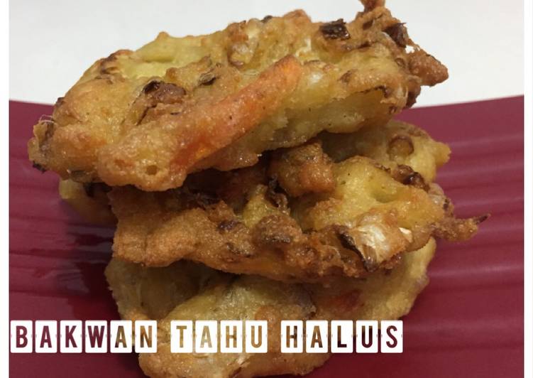 Bakwan tahu halus