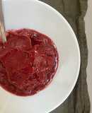 Helado de frutos rojos