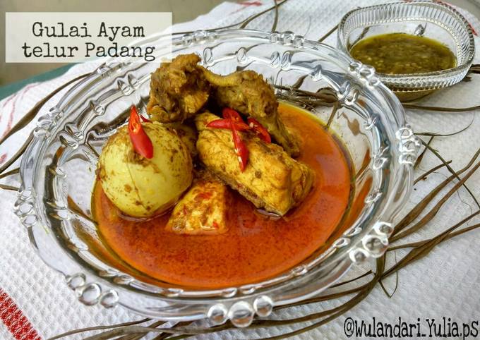 Gulai padang ayam + telur