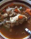 Caldo de mariscos