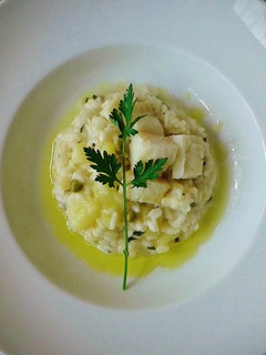Una foto de Risotto de bacalao