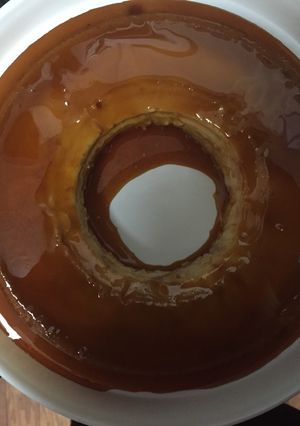 A picture of Flan de Queso (Cream Cheese Flan).