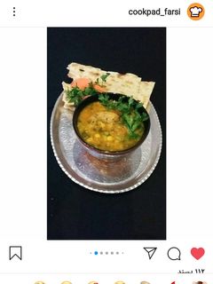 عکسی از دستور سوپ من در اینستاگرام (کوکپد فارسی)