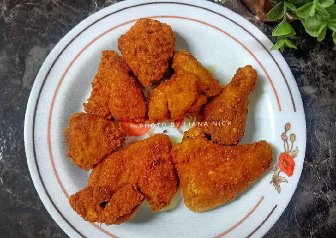 Resipi Golden Salted Egg Fried Chicken Oleh Liana Nick Cookpad