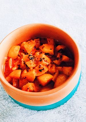 A picture of Apple Peanut Subji.
