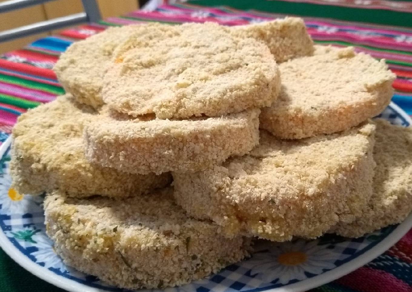 Milanesas de calabaza