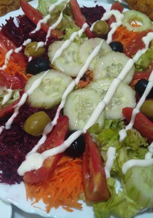 صورة لوصفة صلاطة مشكلة