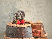 Gambar ganache coklat susu