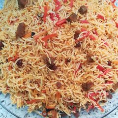 A picture of Kabuli Pulao#Eid Special.