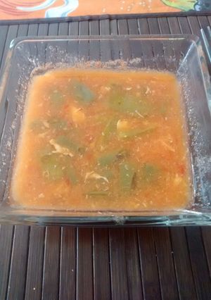 Una foto de Sopa de Nopal