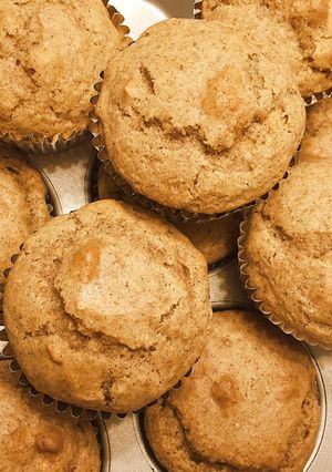 A picture of Gluten Free Apple Cinnamon Muffins with Milled Flaxseed.