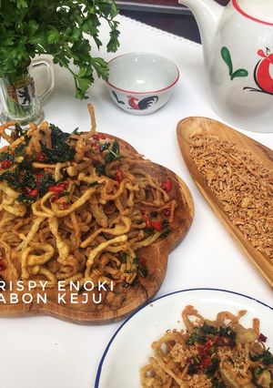 Foto resep Crispy Enoki mit Abon Keju
