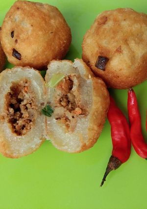 Foto resep Bola Comro (oncom di jero)