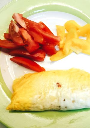 Una foto de Omelette en bolsa Ziploc
