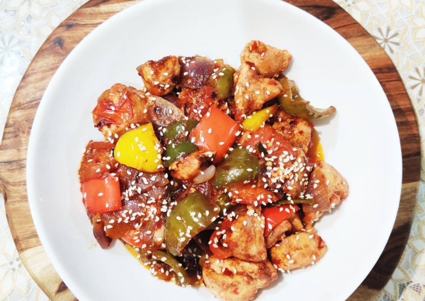 Stir Fry Pepper Chicken