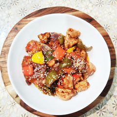 A picture of Stir Fry Pepper Chicken.