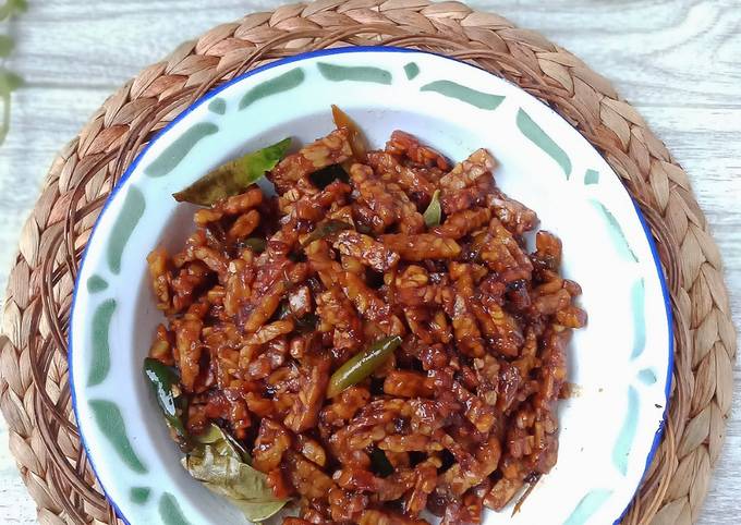 Sambal Goreng Tempe simpel