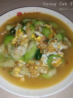 Foto resep Oyong cah Telur