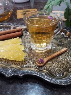 عکسی از دستور دمنوش گلاب و دارچین