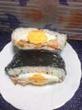 Japanese Onigirazu (sándwiches de arroz)