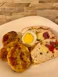 Pan de pollo relleno