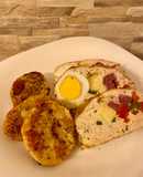 Pan de pollo relleno