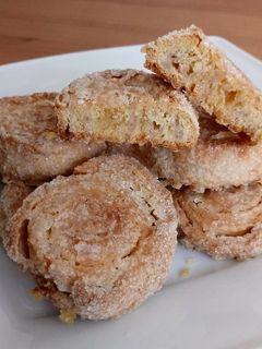 Una foto de Bocaditos dulces de queso crema y vainilla