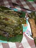 Pepes daging rajungan