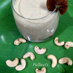 A picture of Kaju Anjeer milk shake.