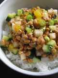 Crunchy Nattō Rice Bowl