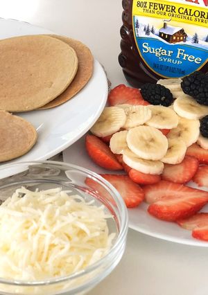 A picture of Oatmeal pancakes.