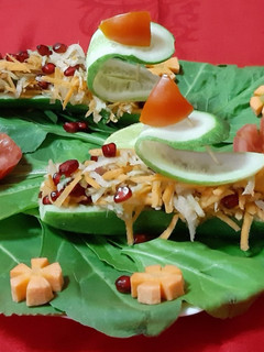 A picture of Stuffed Cucumber Salad.