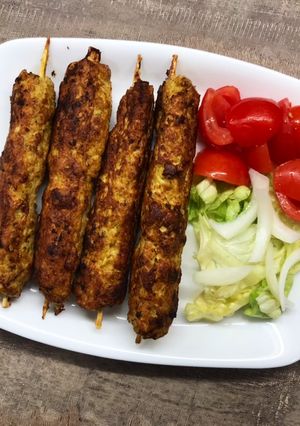 Une photo de Recette de kebab de poulet